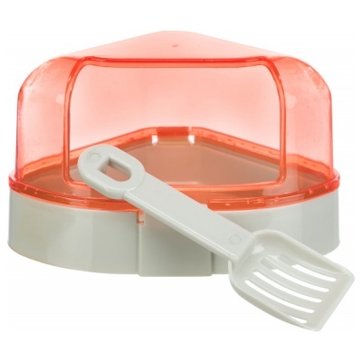 WC Angular C/ Cobertura e Pá P/Hamsters -TX