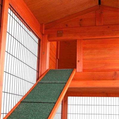 Jaula em Madeira "NATURA" C/ Recinto (Castanha) - TX