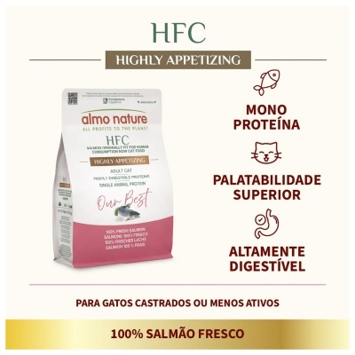 ALMO NATURE HFC "OUR BEST" GATO - SALMÃO