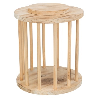 Rolo Porta-Feno em Madeira Tratada - TX