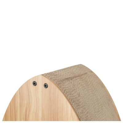 CASA DE ARRANHAR EM CARTÃO/MDF COM CATNIP