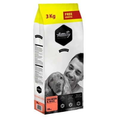 Amity Premium Cão Adulto - Salmão e Arroz