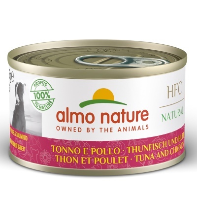 "ALMO NATURE" Cão HFC NATURAL - Atum e Frango (Dif. Unidades)