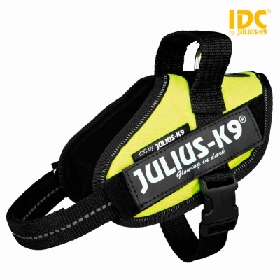 PEITORAL JULIUS-K9 IDC (Amarelo Neon)
