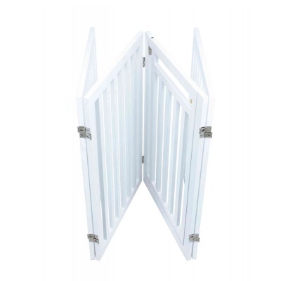 Barreira em MDF P/Cães(3 Paineis+Porta) (Branco) - TX