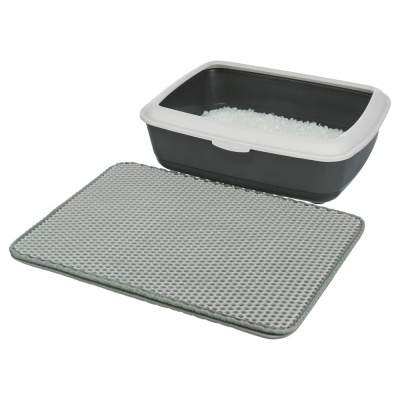 Tapete Crivo P/ WC de Gatos (Cinzento) - TX