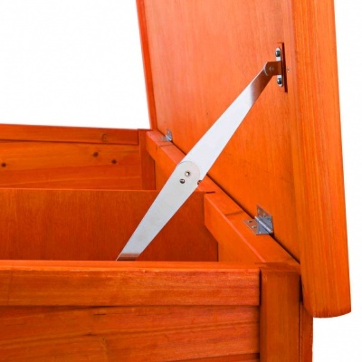 Jaula em Madeira "NATURA" C/ 2 Andares  (Castanho) - TX