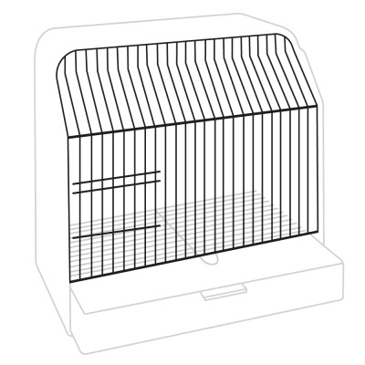 GAIOLA DE EXPOSIÇAO EM PLÁSTICO