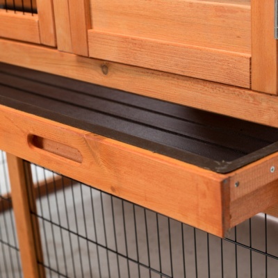 Jaula em Madeira C/ 2 Andares (Castanha) - TX