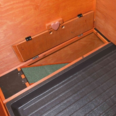 Jaula em Madeira C/ 2 Andares (Castanha) - TX