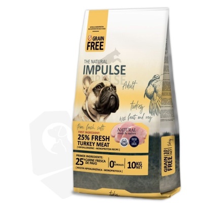 The Natural Impulse  Cão Adulto - Peru (sem cereais)
