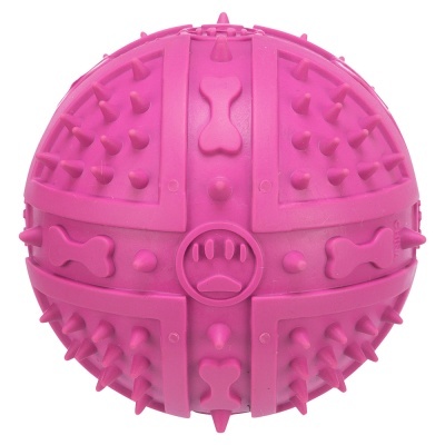 BOLA EM BORRACHA COM GRAVURAS E SOM