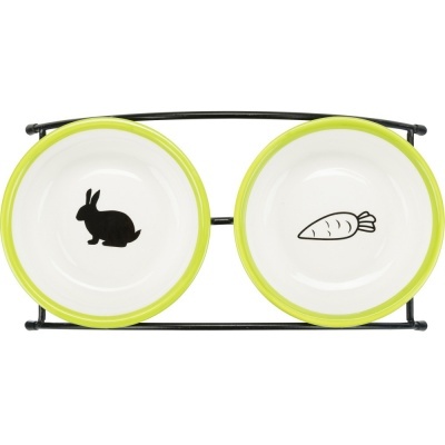 Gamela Dupla em Cerâmica/Metal - Trixie