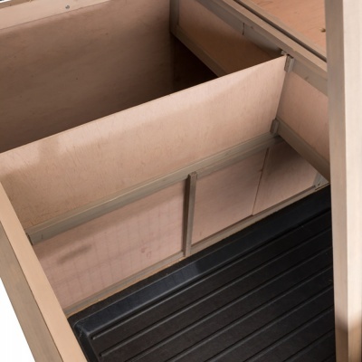 Jaula "XL" Madeira " NATURA" C/ Isolamento (Cinza) - TX