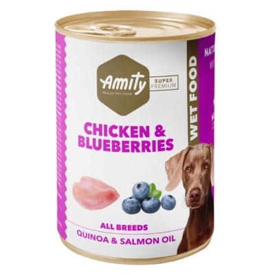 AMITY SUPER PREMIUM DOG FRANGO E MIRTILOS