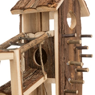 Playground em Madeira Natural para Roedores - Trixie