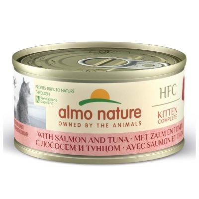 ALMO NATURE HFC KITTEN - SALMÃO E ATUM