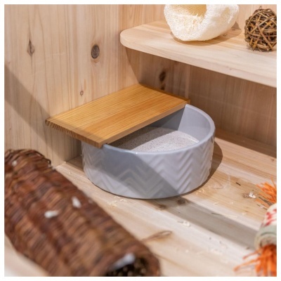 BANHEIRA COM PLATAFORMA PARA ROEDORES