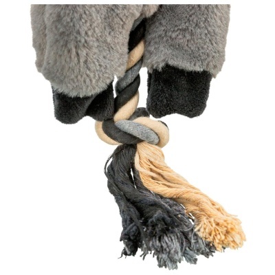 BURRO EM PELÚCIA E CORDA