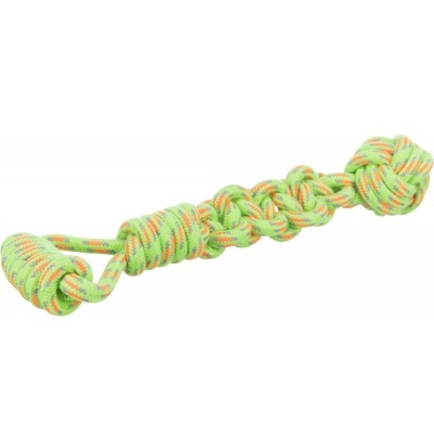 CORDA COM PEGA E BOLA EM ALGODÃO/POLIÉSTER