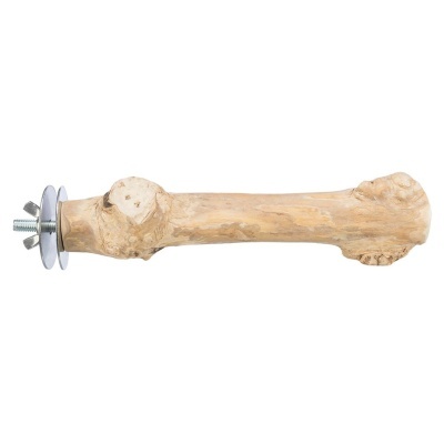 POLEIRO EM MADEIRA DE CAFÉ