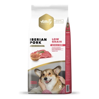 Amity Super Premium (Low Grain) Mini Adulto - Porco Ibérico