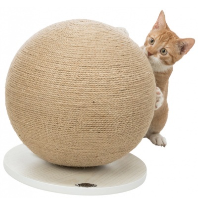 Bola em Juta P/ Arranhar C/ Base em MDF - TX