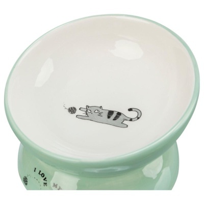 GAMELA ELEVADA EM CERÂMICA PARA GATOS