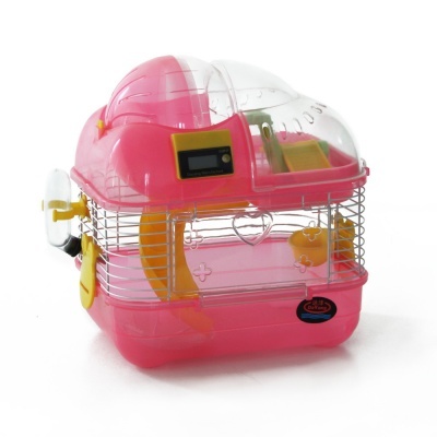 Gaiola para Hamsters com Ginásio e Contador Digital de Voltas - EX