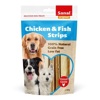 SANAL DOG ​ - SNACKS DE FRANGO E PEIXE