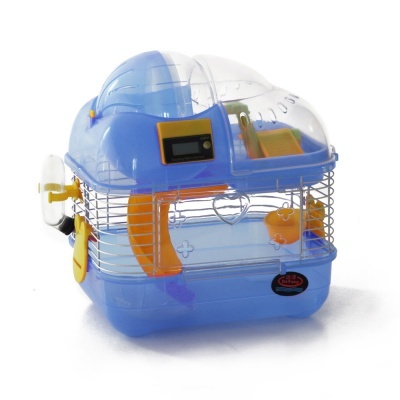 Gaiola para Hamsters com Ginásio e Contador Digital de Voltas - EX