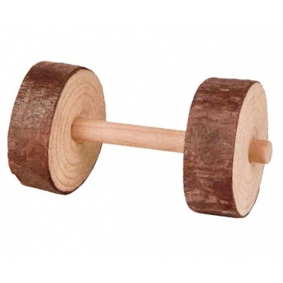 Halteres em Madeira Natural (2 Unidades) - TX