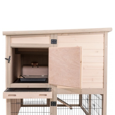 Jaula "XL" Madeira " NATURA" C/ Isolamento (Cinza) - TX