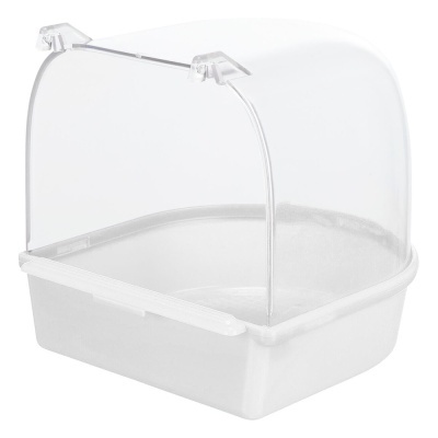 BANHEIRA EXTERIOR SEMI-CIRCULAR PARA AVES