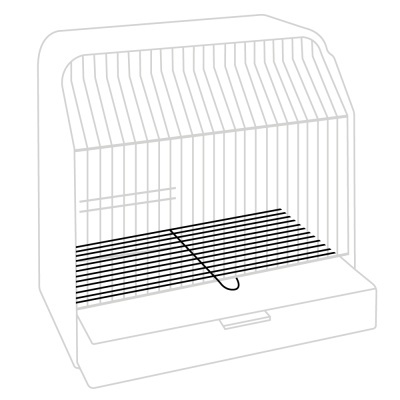 GAIOLA DE EXPOSIÇAO EM PLÁSTICO