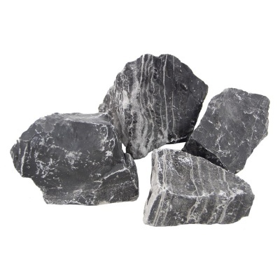 "HOBBY" - ROCHA NEGRA COM VEIOS (PEÇAS SORTIDAS)