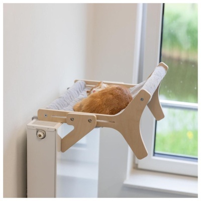 HAMMOCK PARA GATOS COM APLICAÇÃO EM CAMA OU RADIADOR