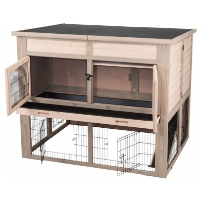 Jaula "XL" Madeira " NATURA" C/ Isolamento (Cinza) - TX