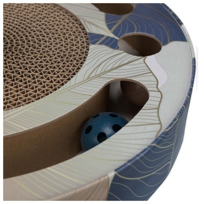 Tambor de Arranhar C/ Brinquedos -TX