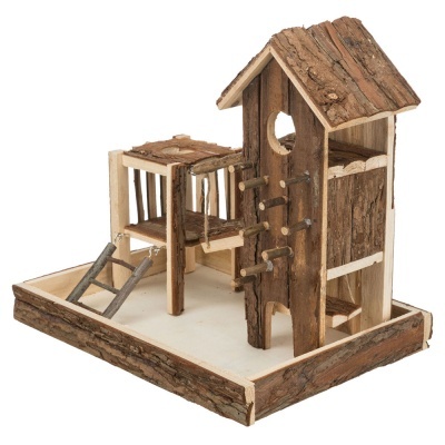 Playground em Madeira Natural para Roedores - Trixie