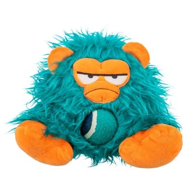 MONSTRO COM BOLA DE TÉNIS EM PELÚCIA