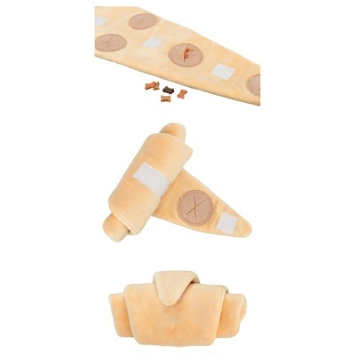 CROISSANT EM PELÚCIA PARA ESCONDER SNACKS