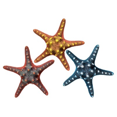 DECORAÇÃO PARA AQUÁRIO - ESTRELA DO MAR (CORES SORTIDAS)
