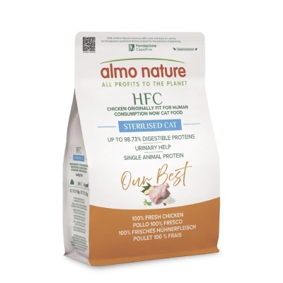 ALMO NATURE HFC "OUR BEST" GATO ESTERILIZADO FRANGO