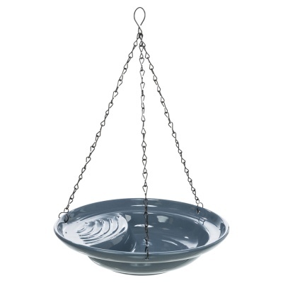 BANHEIRA CIRCULAR EM CERÂMICA DE PENDURAR PARA AVES