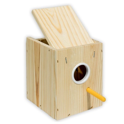 NINHO EXTERIOR "PERIEX" EM MADEIRA DE PINHO PARA PERIQUITOS