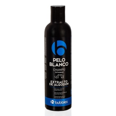 BUBBLES - Champô para Pêlo Branco (Extrato Algodão)