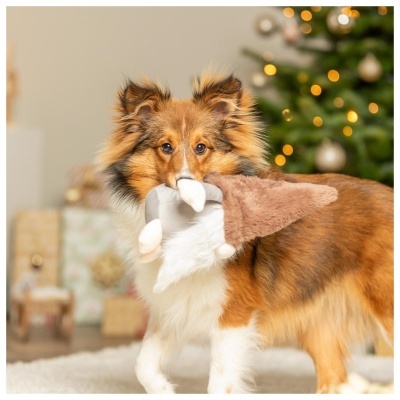 ANÃO EM PELÚCIA COM SOM - NATAL