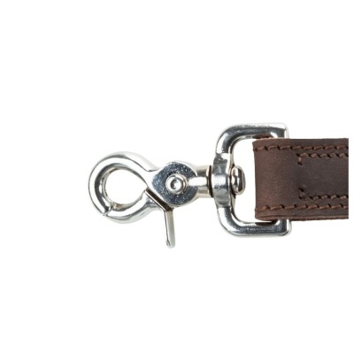 TRELA "RUSTIC" EM COURO (Castanho escuro)