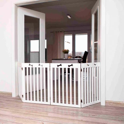 Barreira C/ 4 Elementos P/ Cães  ( Lacado Branco) - TX